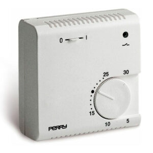 Termostato electrónico de expansión de gas con luz piloto y selector "on/off" serie teg