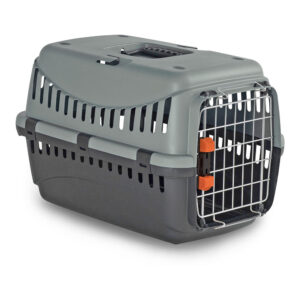 Transportin travel puerta metalica con cierre de seguridad con normativa iata 48 x 32 x 31 cm